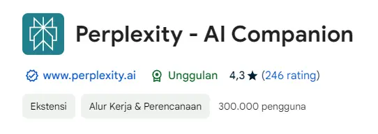 Perplexity Chrome Extension